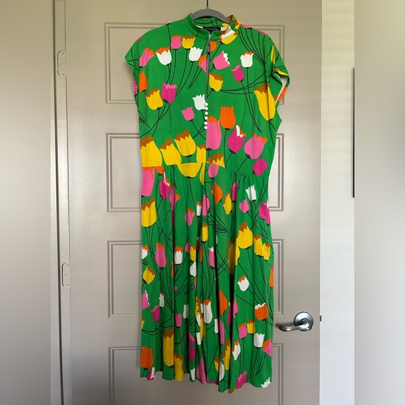 Bow Tie Marie Dress by Trashy Diva in Mod Tulips Size 20 - Picture 1 of 9